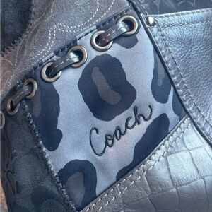 Coach Black and Silver Women's Bag